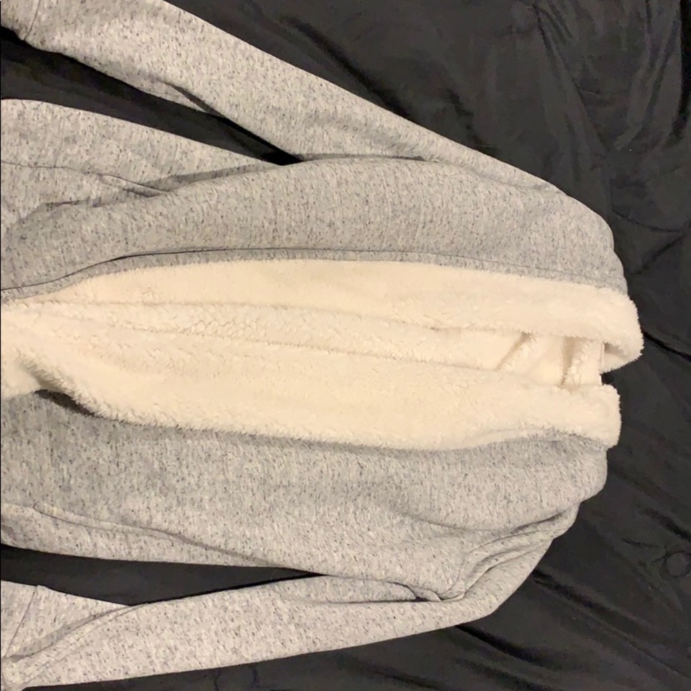 Sherpa lined sweater